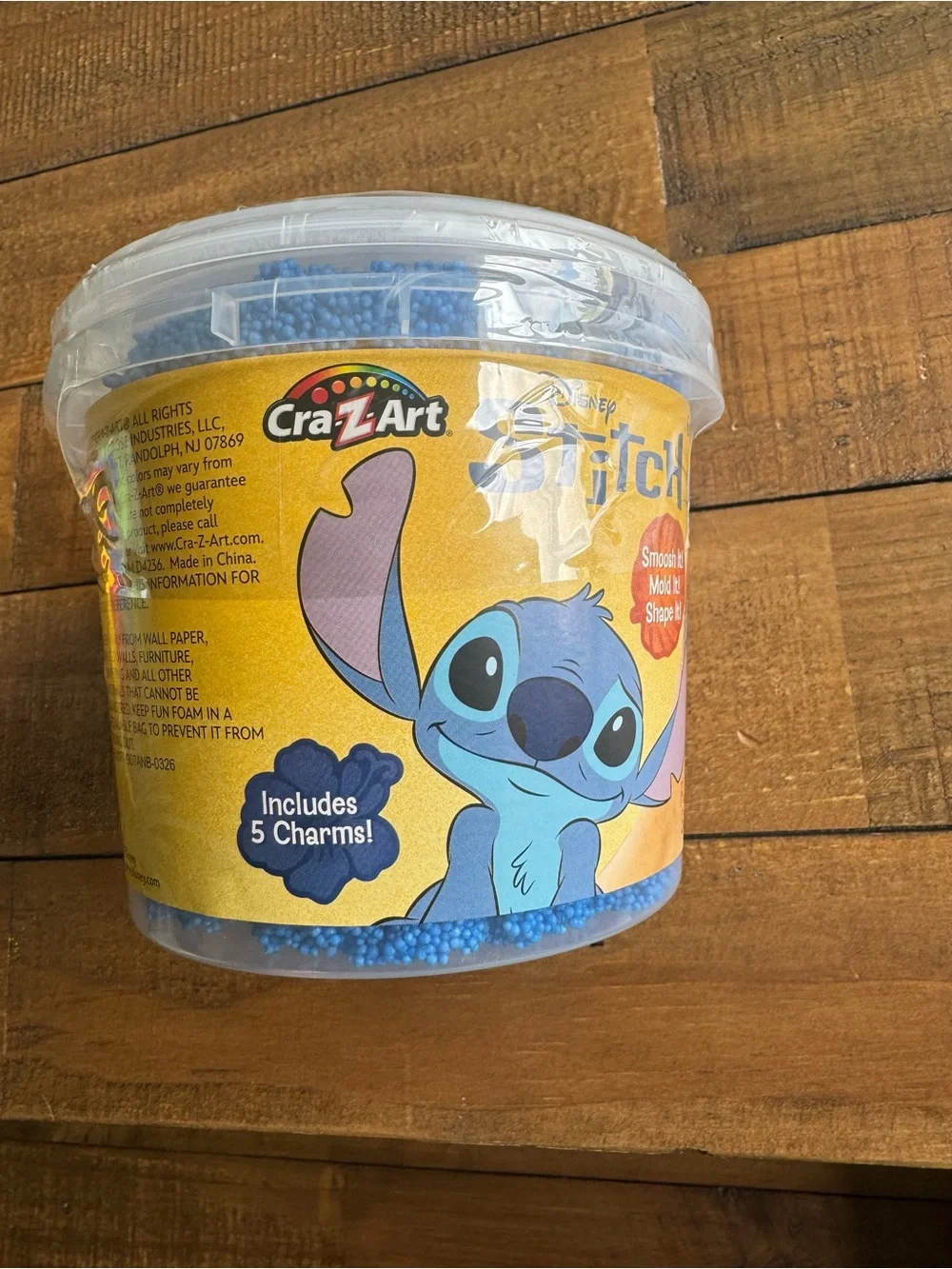 NEW CRA.Z.Art Fun Foam Surprise Squishy BUCKET with FIVE Charms INCLUDED.